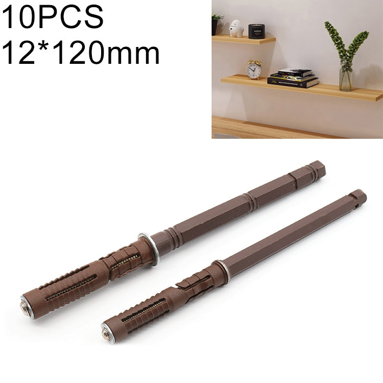10 PCS Concealed Layer Board Pin Wall Bookshelf Invisible Bulkhead Nail, 12x120mm, 12x120mm