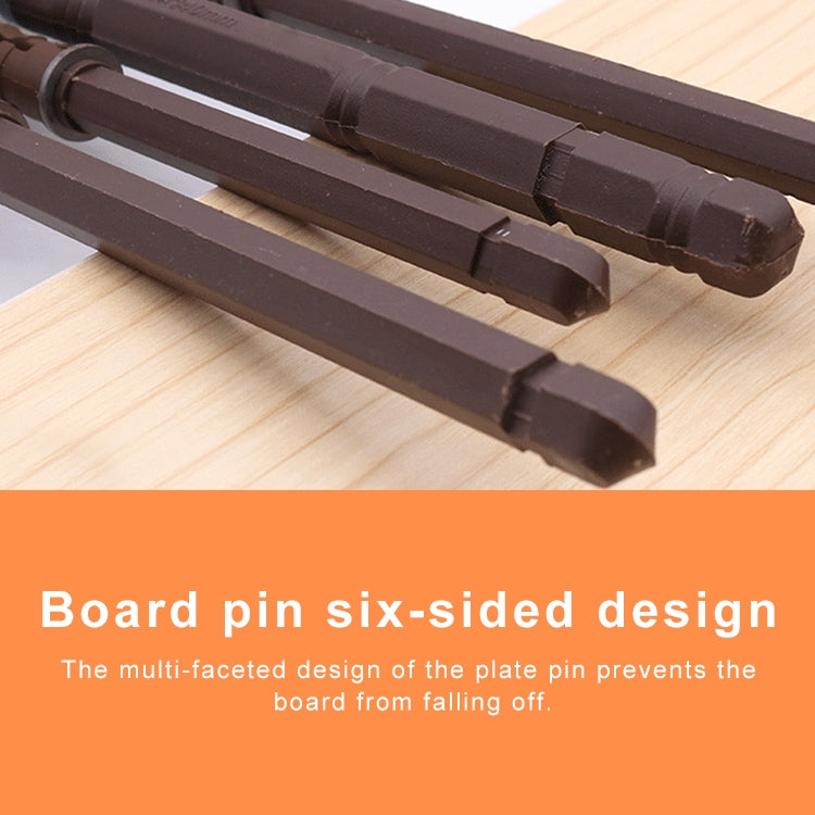 10 PCS Concealed Layer Board Pin Wall Bookshelf Invisible Bulkhead Nail, 12x120mm, 12x120mm