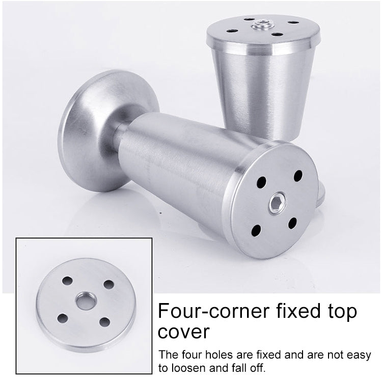 Stainless Steel Thickened Adjustable Foot Cup Type Cupboard Foot, 120mm, 120mm