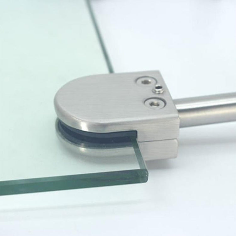 201 Stainless Steel Glass Fish Mouth Support Rod Fixing Clip with 14x80mm Rod, Specification: XL, XL, with 14x80mm Rod