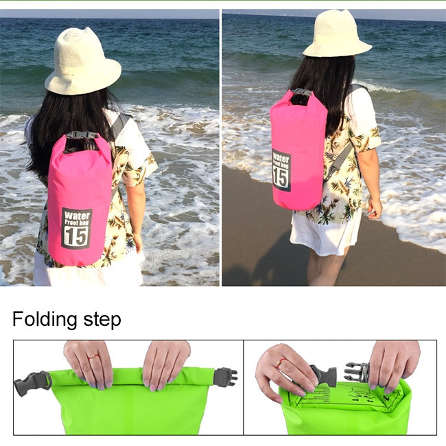 Outdoor Waterproof Dry Dual Shoulder Strap Bag Dry Sack, Capacity: 10L, 10L