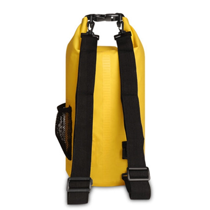 Outdoor Waterproof Dry Dual Shoulder Strap Bag Dry Sack PVC Barrel Bag, Capacity: 20L, 20L