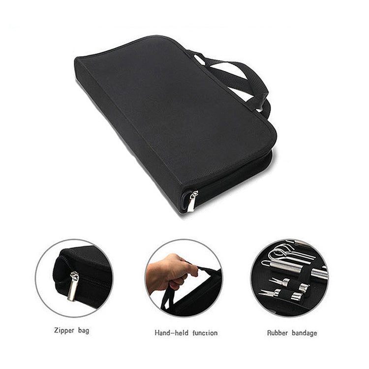 3 in 1 Outdoor Tableware Set Camping Barbecue Tableware Picnic Tool Set, 3 in 1
