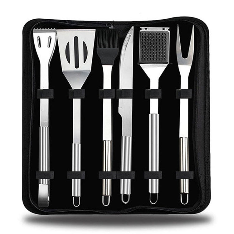 6 in 1 Outdoor Tableware Set Camping Barbecue Tableware Picnic Tool Set, 6 in 1