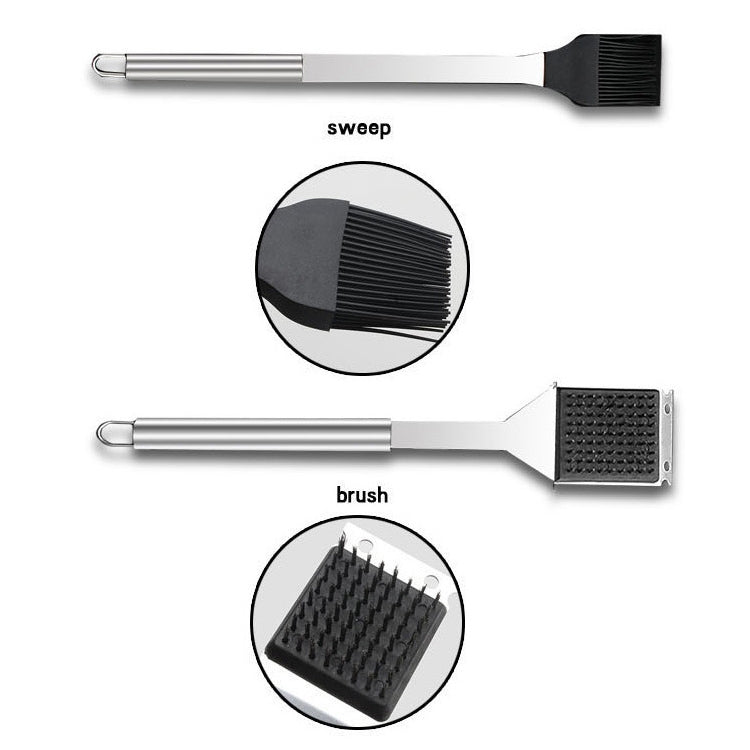 6 in 1 Outdoor Tableware Set Camping Barbecue Tableware Picnic Tool Set, 6 in 1