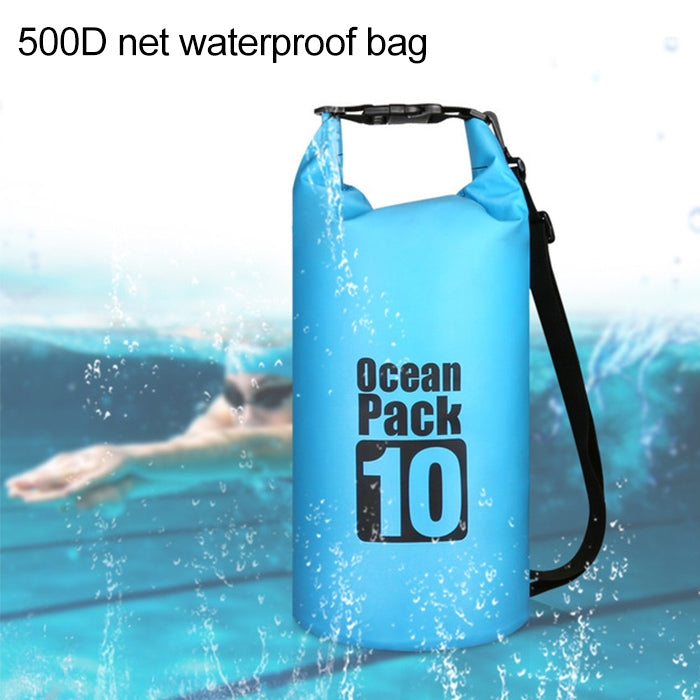 Outdoor Waterproof Double Shoulder Bag Dry Sack PVC Barrel Bag, Capacity: 20L, Capacity: 20L (Yellow), Capacity: 20L (Black), Capacity: 20L (Dark Blue), Capacity: 20L (Orange), Capacity: 20L (Pink), Capacity: 20L (Green), Capacity: 20L (Sky Blue)