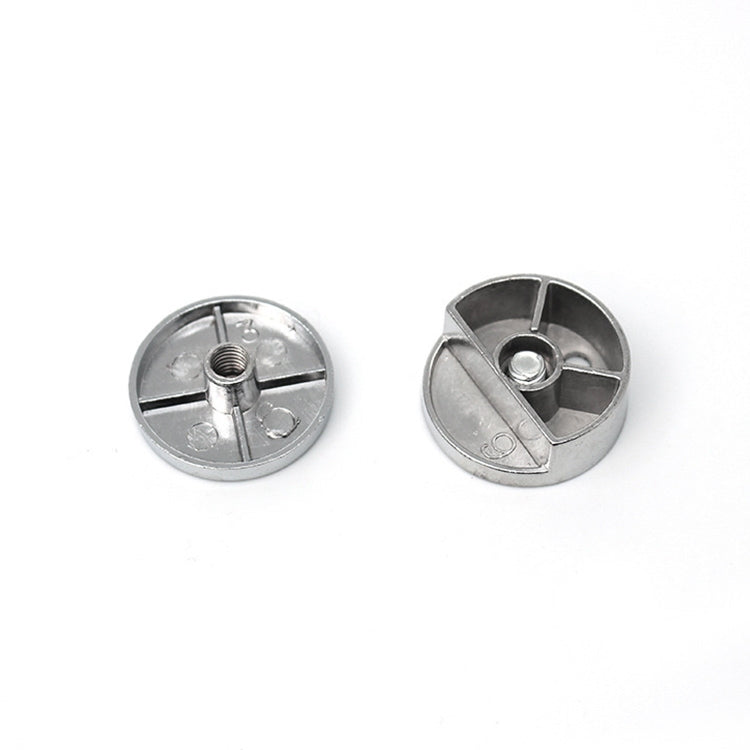 10 PCS Circular Glass Mirror Holder Buckle Fixing Accessories, Circular