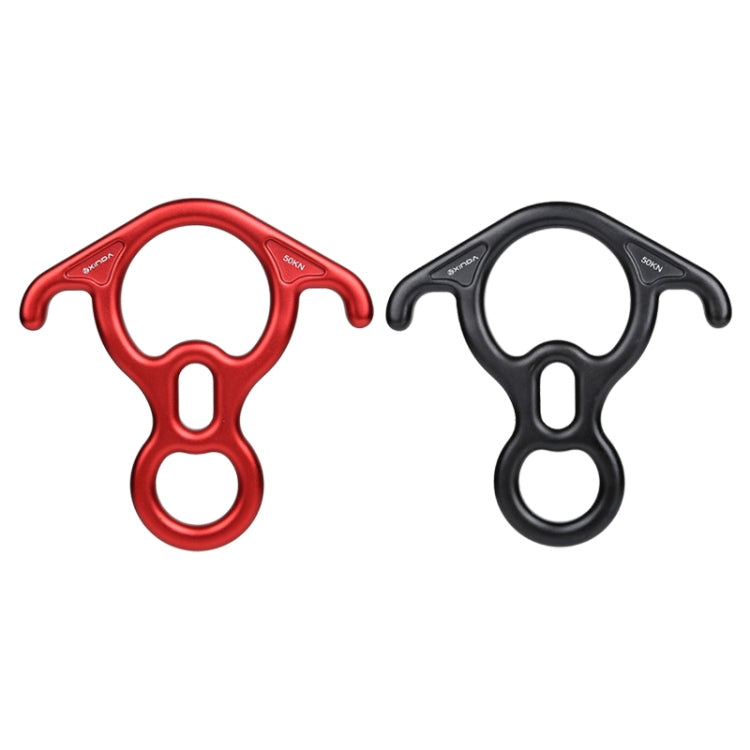 XINDA XD8602 Climbing Rescue Figure 8 Descender with Bent-ear Rappelling Gear Belay Device