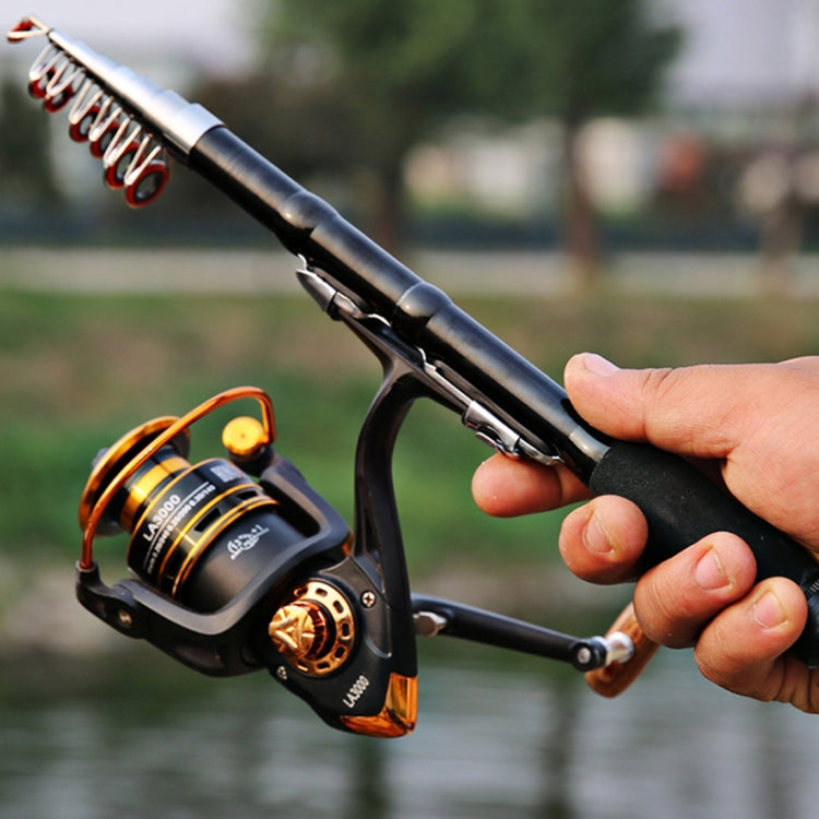 32cm Portable Telescopic Sea Fishing Rod Mini Fishing Pole, Extended Length : 1.5m, 1.5m