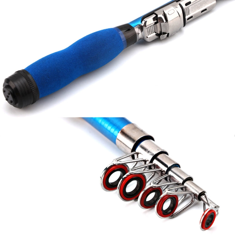32cm Portable Telescopic Sea Fishing Rod Mini Fishing Pole, Extended Length : 1.5m, 1.5m