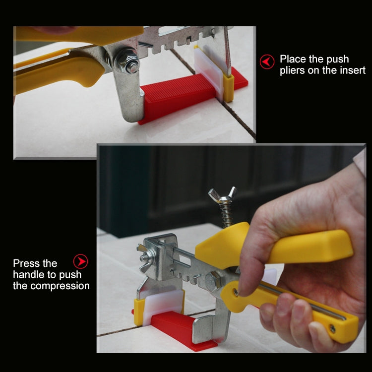 100 PCS 1.0mm Tile Leveling System Clips Kit Wall Floor Tile Spacer Tiling Tool for Paving Locator Tool OG6480, 1.0mm