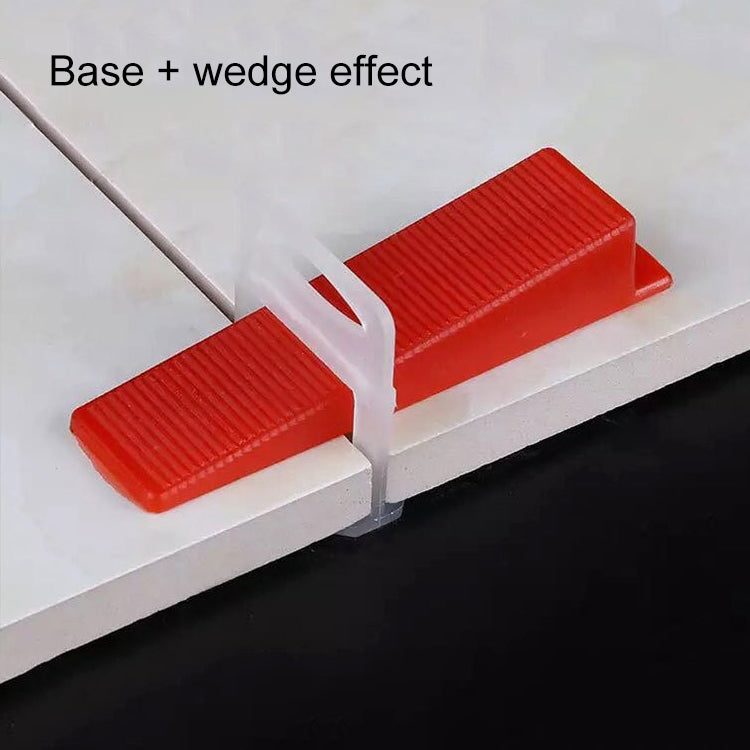 100 PCS 1.5mm Lengthen Tile Leveling System Clips Kit Wall Floor Tile Spacer Tiling Tool for Paving Locator Tool OG6480, 1.5mm Lengthen