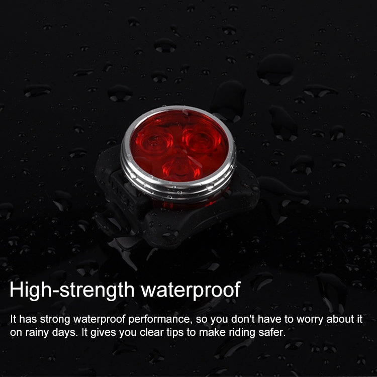COB Lamp Bead 160LM USB Charging Four-speed Waterproof Bicycle Headlight / Taillight Set,  Red Blue Light Dimming 650MA, Red Blue Light Dimming