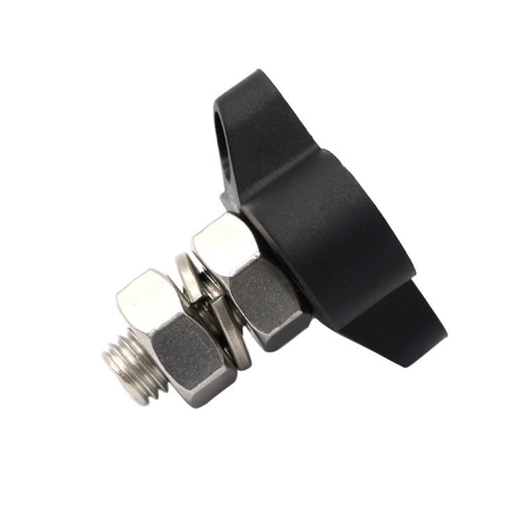 Single Heavy-Duty Terminal Studs Black  M10 Bus Bar for Car / RV / Boat, M10 Black