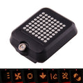 Bicycle Intelligent Wireless Control USB Rechargeable Turn Signal Light Bike Rear Brake Light with Laser & Mount Holder Strap, AQY-0100