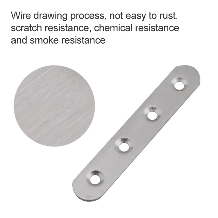 10 PCS Stainless Steel Connection Code Straight Connecting Piece, Number: 18, 18