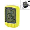SUNDING 563A Bike Bicycle Waterproof Wired LCD Screen Luminous Mileage Speedometer Odometer, English Version, 563A(Yellow), 563A(Black), 563A(Blue)