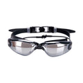 Electroplating Anti-fog Silicone Swimming Goggles with One-piece Ear Plugs for Adults, A-380 (Black), A-380 (Wine Red)