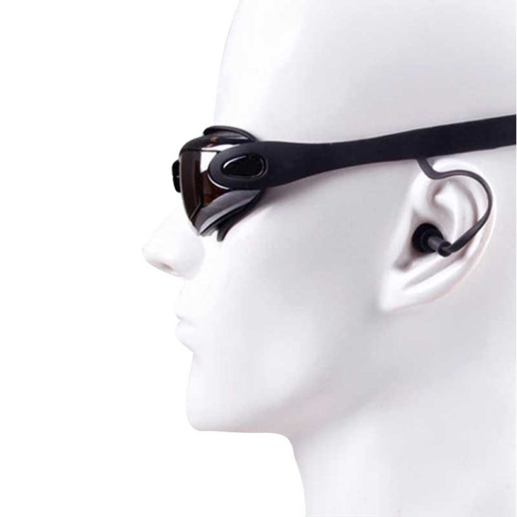 Electroplating Anti-fog Silicone Swimming Goggles with One-piece Ear Plugs for Adults, A-380 (Black), A-380 (Wine Red)