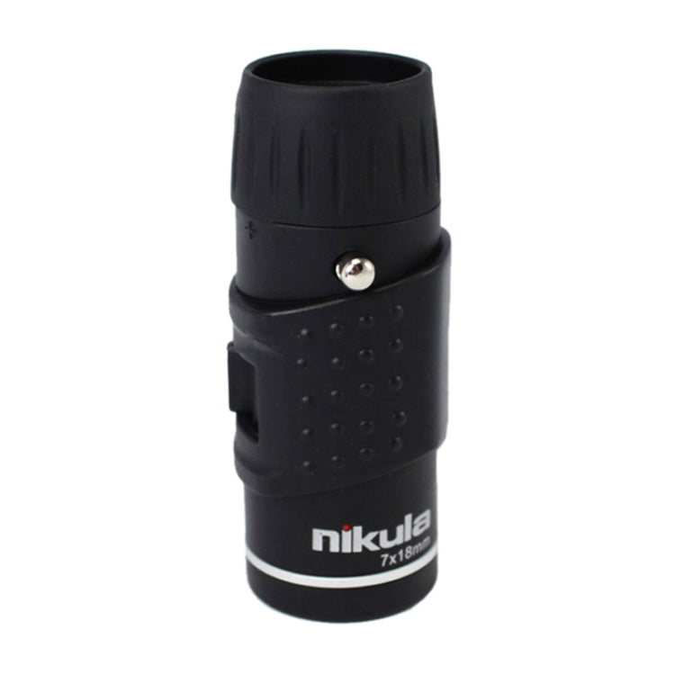 Nikula 7*18 Portable Professional High Times High Definition Dual Focus Zoom Monocular Pocket Telescope, 7x18