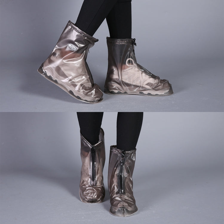 Fashion PVC Non-slip Waterproof Thick-soled Shoe Cover Size: XXXL, Size: XXXL, XXXL