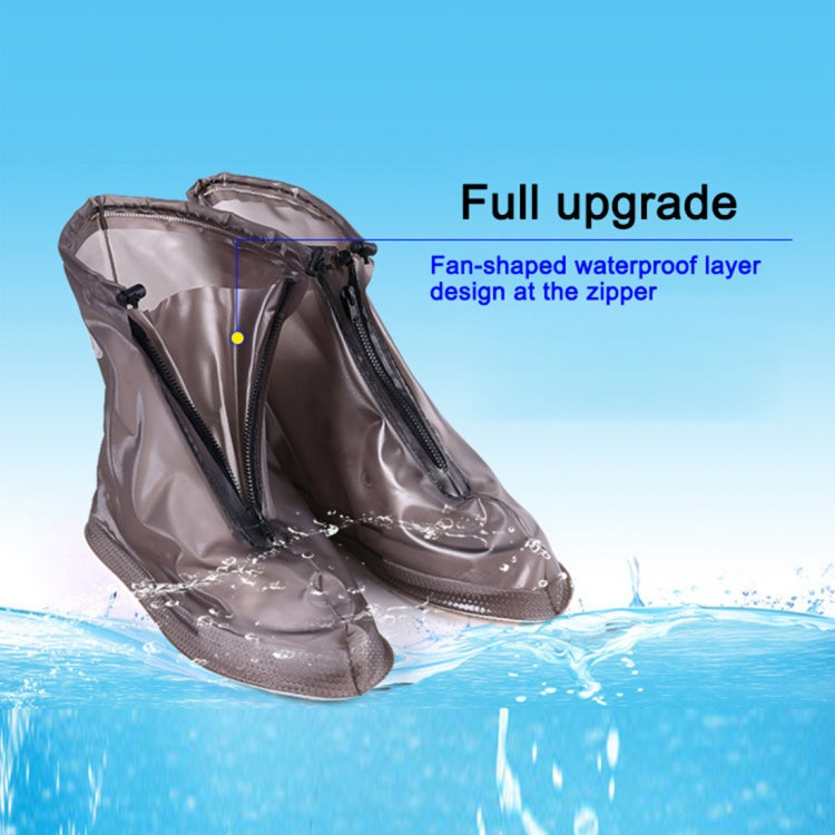 Fashion PVC Non-slip Waterproof Thick-soled Shoe Cover Size: XXXL, Size: XXXL, XXXL