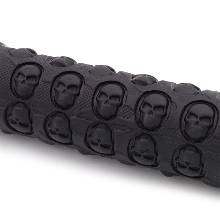1 Pair AG23 Skull Style Bicycle MTB Bike Lock-on Rubber Handlebar Grips, AG23, Skull Style