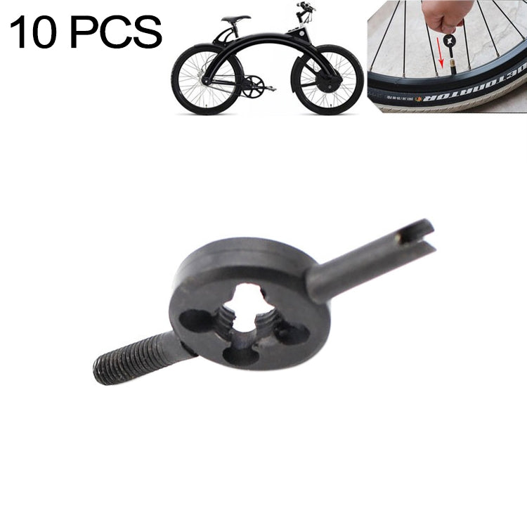 10 PCS Bicycle Valve Wrench Multi-functional Valve Mouth Key, 10 PCS Bicycle Valve
