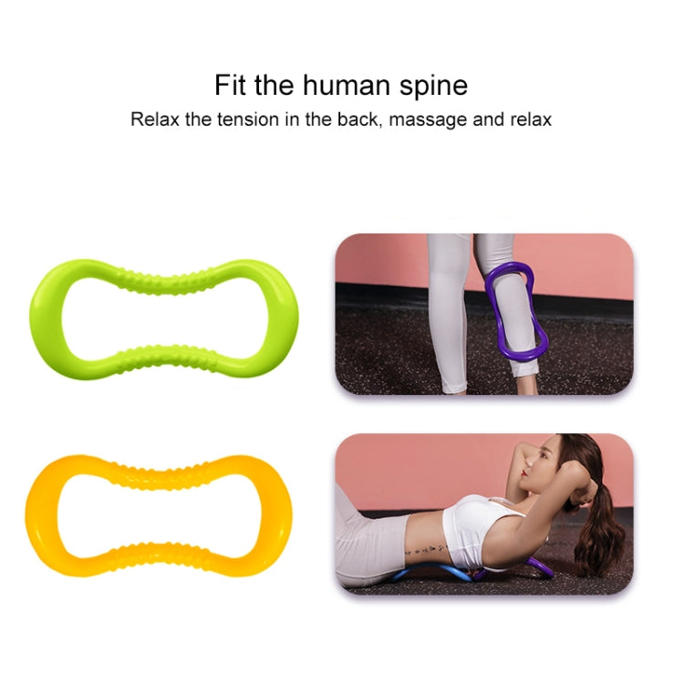 PP Double Massage Point Yoga Circle Fascia Stretching Ring Pilates Resistance Ring, Yellow, Dark Blue, Pink, Green, Grass Green, Light Pink, Purple, Sky Blue