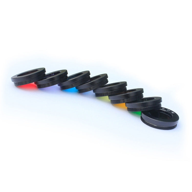 Datyson Astronomical Telescope Accessories 1.25 inch Planet Moon Nebula Filter Neutral Edition, A Set of 8 Colors, A Set of 8 Colors