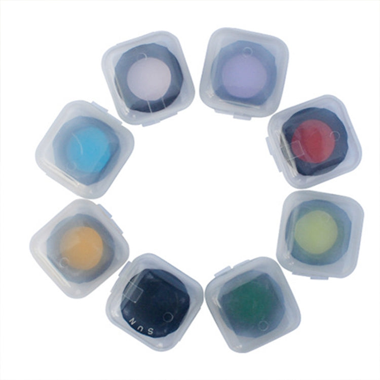 Datyson Astronomical Telescope Accessories 1.25 inch Planet Moon Nebula Filter Neutral Edition, A Set of 8 Colors, A Set of 8 Colors