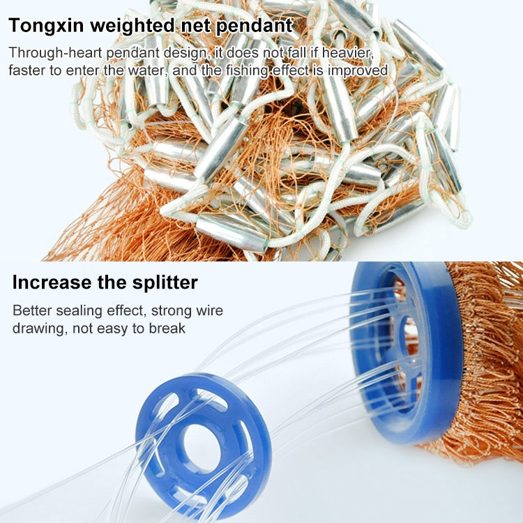 420 Help Throw Tire Cords Fishing Net, Height: 2.1m, 420 Help Throw Tire Cords