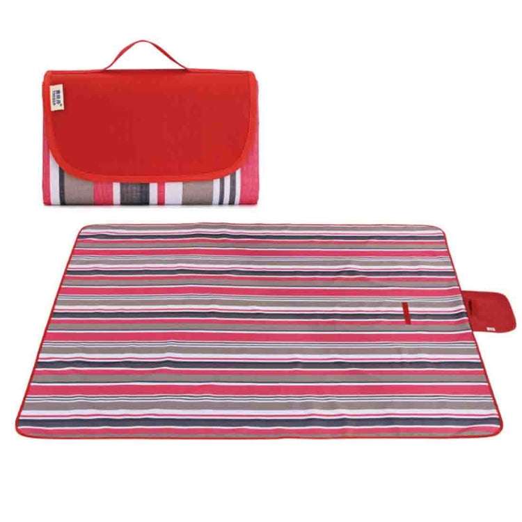 Portable Outdoor Widen Camping Mat Waterproof Oxford Cloth Foldable Lawn Moisture-proof Mat, Size: 145*200cm, Random Color and Style Delivery, Size: 145x200cm
