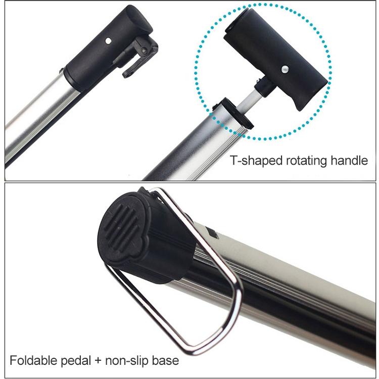 HONOR MP3128 Mini Portable Bicycle Aluminum Alloy Inflatable Cylinder Air Pump, MP3128