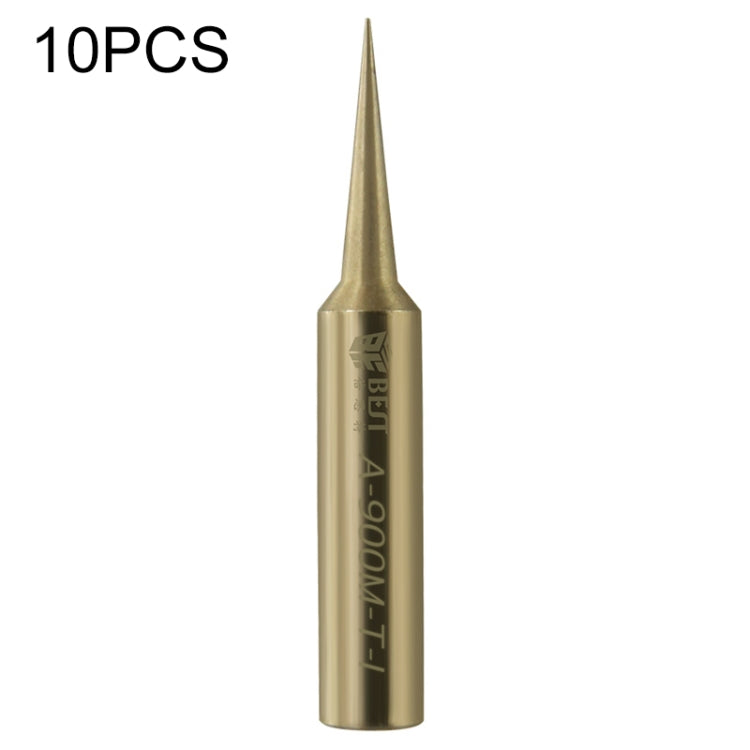 10 PCS BEST Pure Copper Low Temperature Soldering Iron Tip Special for Welding Fly Jump Wire A-900M-T-I, A-900M-T-I