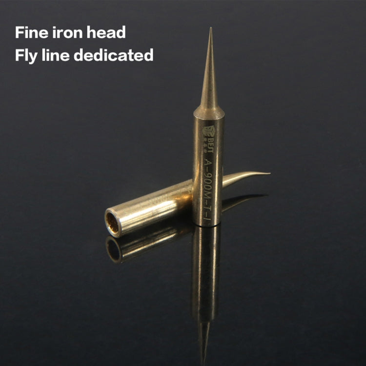 10 PCS BEST Pure Copper Low Temperature Soldering Iron Tip Special for Welding Fly Jump Wire A-900M-T-I, A-900M-T-I