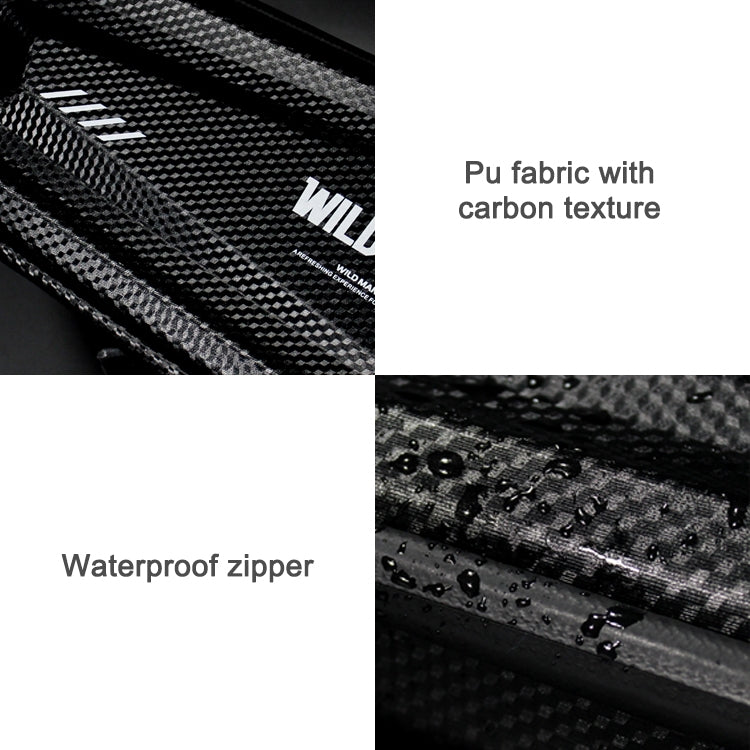 WILD MAN E4 Waterproof Front Bag MTB Mobile Phone Sets Bicycle Tube Bag Riding Accessories, E4