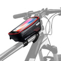 WILD MAN E2 Waterproof Front Bag MTB Mobile Phone Sets Bicycle Tube Bag Riding Accessories, E2 (Red), E2 (Black)