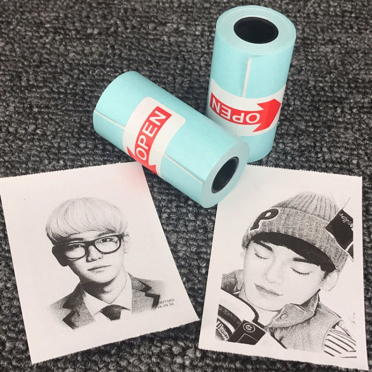10 PCS Adhesive Thermal Label Printer Paper Sticker for PAPERANG P1/ P2 / A6 , Size: 57 x 30 mm