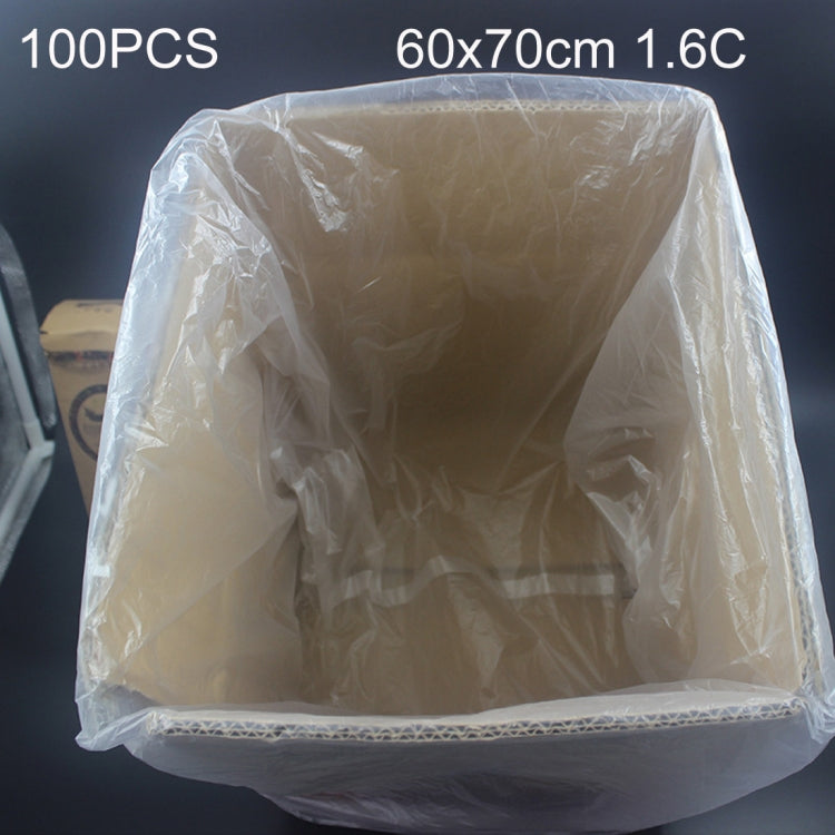 100 PCS 1.6C Dust-proof Moisture-proof Plastic PE Packaging Bag, Size: 60cm x 70cm, 60cm x 70cm