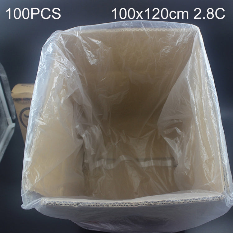100 PCS 2.8C Dust-proof Moisture-proof Plastic PE Packaging Bag, Size: 100cm x 120cm, 100cm x 120cm