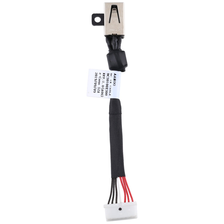 DC Power Jack Connector With Flex Cable for DELL XPS 15 9550 9560, For DELL XPS 15