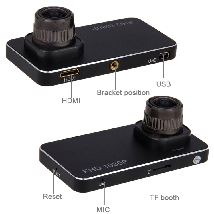 G636 2.7 inch Screen Display Car DVR Recorder, Support Loop Recording / Motion Detection / G-Sensor / Night Vision Function, 2.7 inch