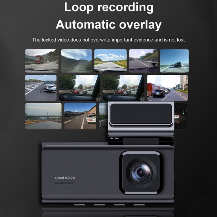 X11 2K Ultra HD Night Vision WiFi Car Driving Recorder Support Mobile APP, X11