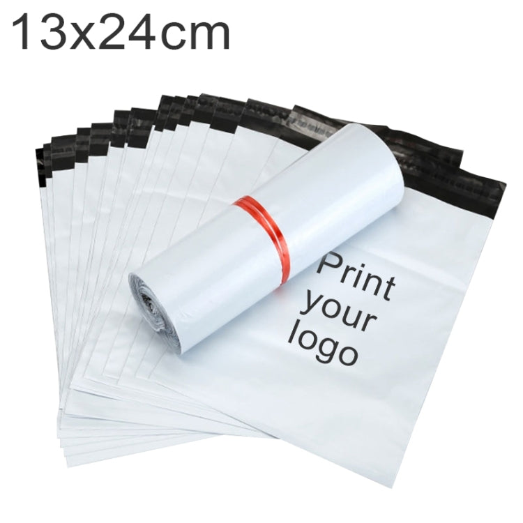 100pcs / Pack 13x24cm Custom Printed Thick Plastic Courier Bags with Your Logo for Products Packaging & Shipment, 30,000pcs Customizable, 13x24cm,Pink(30000 PCS), 13x24cm,Silver Grey(30000 PCS), 13x24cm,White(100pcs / Pack)