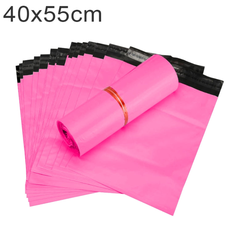 100 PCS / Roll Thick Express Bag Packaging Bag Waterproof Plastic Bag, Size: 40x55cm (Dark Grey), 40x55cm, Pink, 40x55cm, Silver Grey, 40x55cm, White