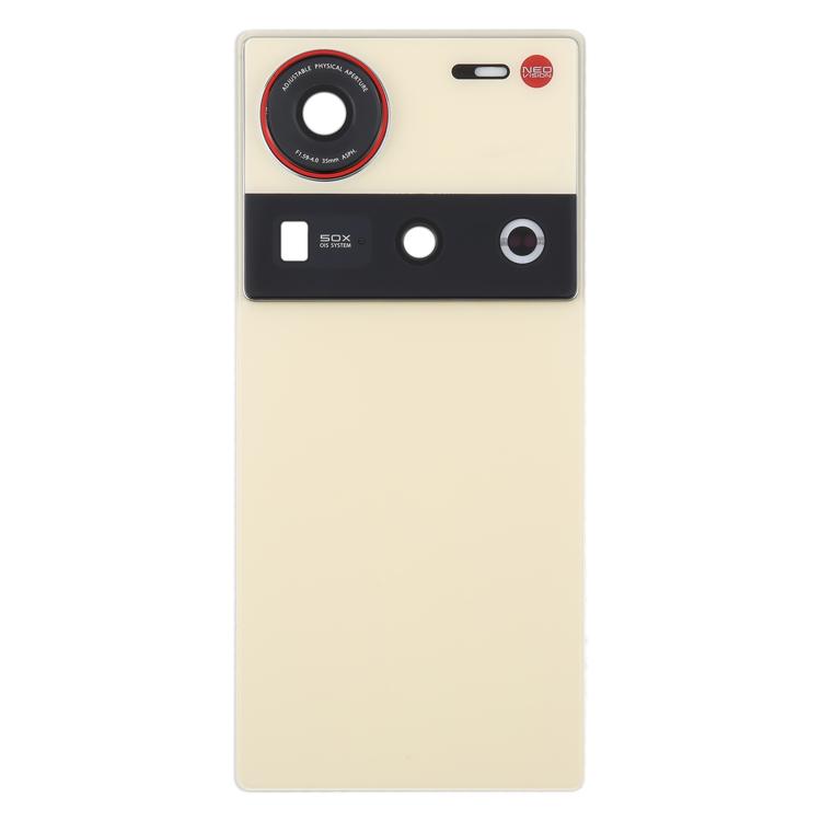 For ZTE nubia Z70 Ultra NX733J NX736J Glass Battery Back Cover with Camera Lens Cover, For ZTE nubia Z70 Ultra(Orange), For ZTE nubia Z70 Ultra