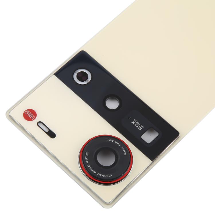 For ZTE nubia Z70 Ultra NX733J NX736J Glass Battery Back Cover with Camera Lens Cover, For ZTE nubia Z70 Ultra(Orange), For ZTE nubia Z70 Ultra