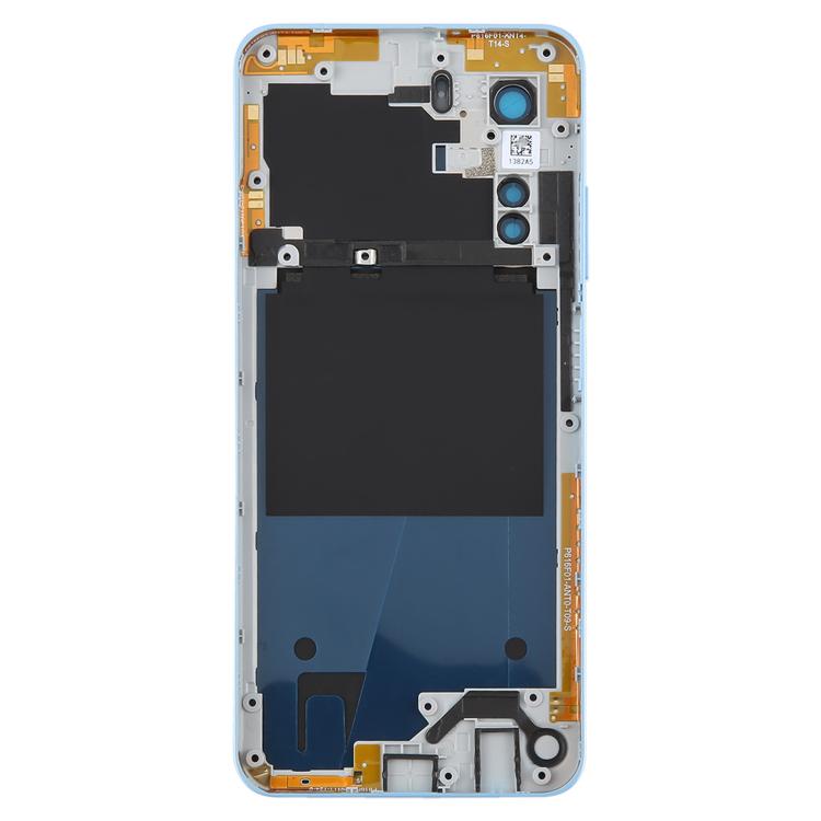 For ZTE Axon 40 Lite Plastic Battery Back Cover with Middle Frame / Camera Lens Cover, For ZTE Axon 40 Lite