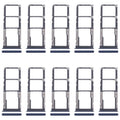 For Xiaomi Redmi 14C 4G 10pcs Original SIM Card Tray + SIM Card Tray + Micro SD Card Tray, For Xiaomi Redmi 14C 4G(Original)
